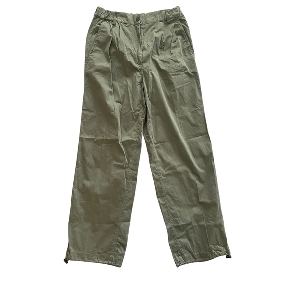 Weekend Max Mara Gitane Military Green Parachute Trousers, women’s size 29 - Picture 3 of 11